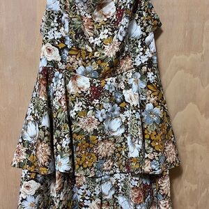 NWT SHEIN curve 1x floral romper